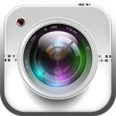 Photomontage cut paste photos icon