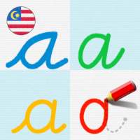 LetraKid Kursif Abjad Huruf