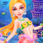Mermaid Princess Makeover &amp; Makeup Salon For Girls icon