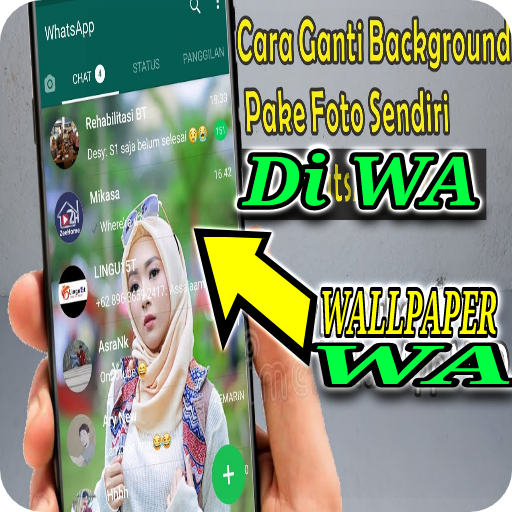 Cara Ganti Background Foto WA icon