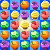 Crazy Cupcake Match 3 icon