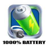 1000% battery life icon