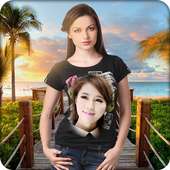 Girl T-Shirt Photo Frame on 9Apps