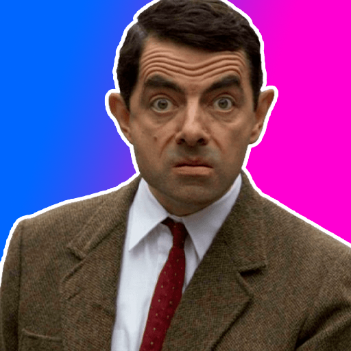 Mr Bean Stickers for WA -(Funn icon