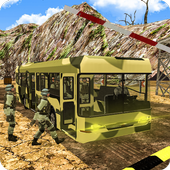 Army Bus Driving US Solider Duty icon