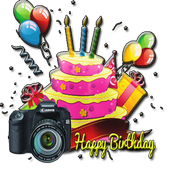 Happy Birthday Camera icon