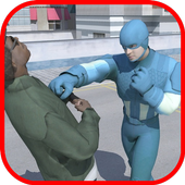 Amazing Captain Rope Hero Police : Vegas Gangster icon