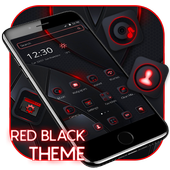 Red Black Neon HD Business Theme 💖 icon