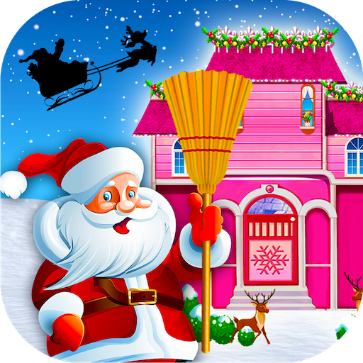 Christmas House Clean up Time : Decoration Game icon