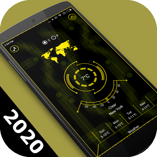 Innovational Launcher 2019 - hi-tech theme आइकन