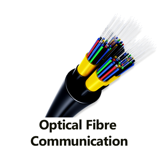Fiber-optic communication icon