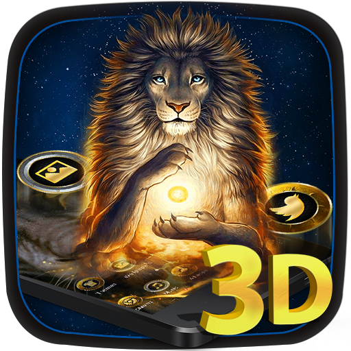 3D Galaxy Lion Parallax Theme🦁 icon
