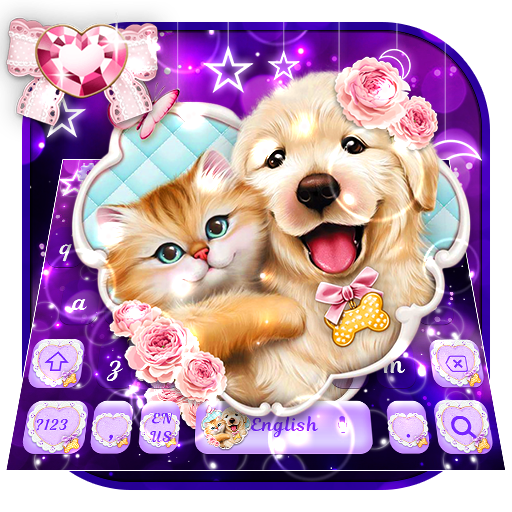 Cute Kitten and Puppy Keyboard icon