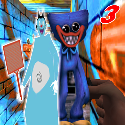 huggy granny oggy horror game icon