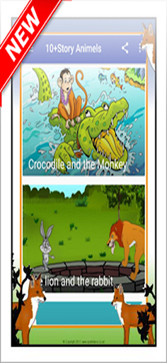 10 kids Little new animals Stories: english Story screenshot 3