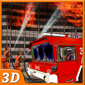 fire fighter truck simulator icon