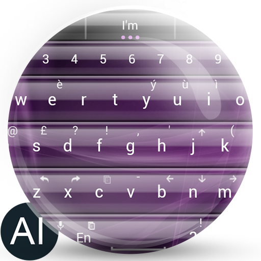 Theme for A.I.type Glass Pink icon