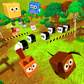 Animal Train Crossing icon