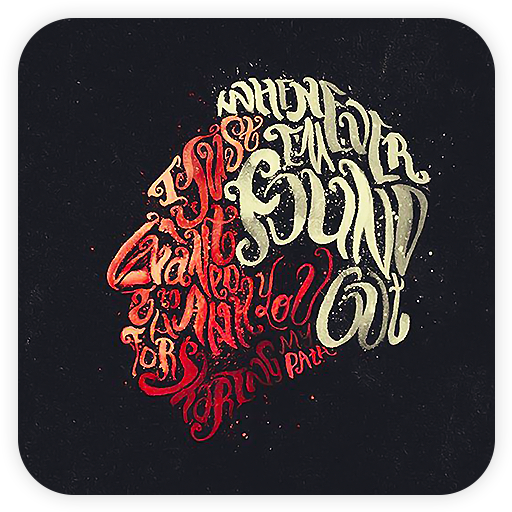 Typography Photo Effect - Create typo graph on pic icon