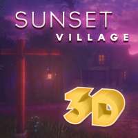 Sunset Village 3D Wallpaper LT on 9Apps