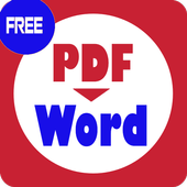 pdf to doc - pdf to word converter free icon