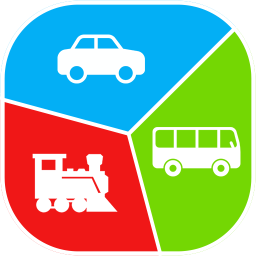 Compare Car, Train and Bus Trips icon