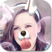 التقط صور مرشح هزلي الوجه مغير أيقونة