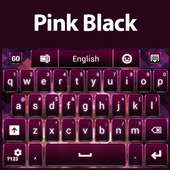 Pink Black Keyboard on 9Apps