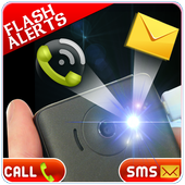 Flash on Call : Flash Alerts on Call and Sms आइकन