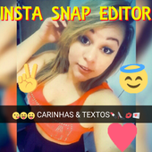 Colocar Carinhas❤ e Texto Snap icon