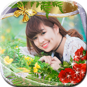 Flower Photo Collage Art icon