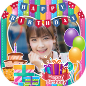 Birthday Photo Editor Pro أيقونة