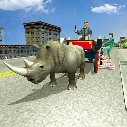 Rhino Taxi Offroad City Transport Simulator icon