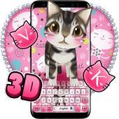 3D Cut Kitty Keyboard on 9Apps