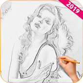 حول صورتك الى رسم‎ بقلم الرصاص ‎‎- صورتك الى كرتون أيقونة