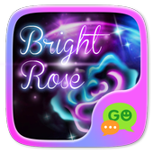 GO SMS BRIGHT ROSE THEME أيقونة