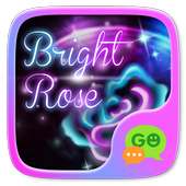 GO SMS BRIGHT ROSE THEME on 9Apps