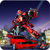 Ball Robot Transformation VS Robots City Battle icon