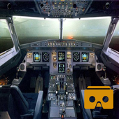 VR Airplane Cockpit Takeoff أيقونة
