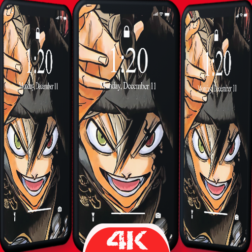 Black Wallpapers Clover New Anime Burakku Kurōbā icon