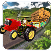 Tractor Tow Transport Log &amp; Silage icon