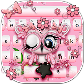 Pink Owl Toy Keyboard icon