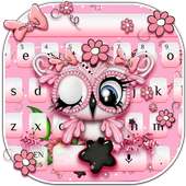 Pink Owl Toy Keyboard on 9Apps