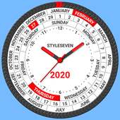 Advanced Analog Clock-7 on 9Apps