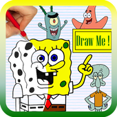 How to Draw SpongeBob SquarePants icon