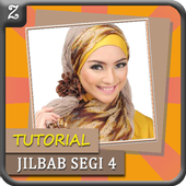 Tutrial Jilbab Segi 4 icon