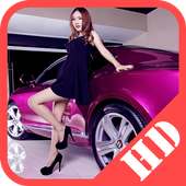 Hot Girls And Car HD