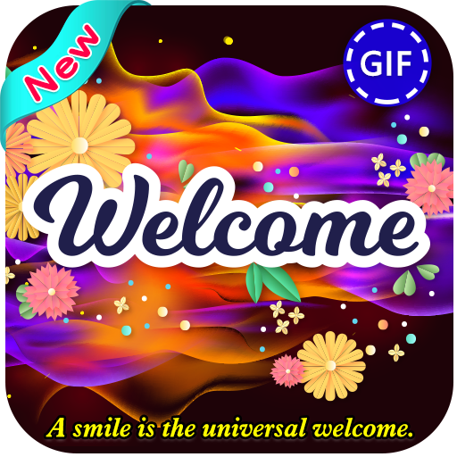 Welcome GIF иконка