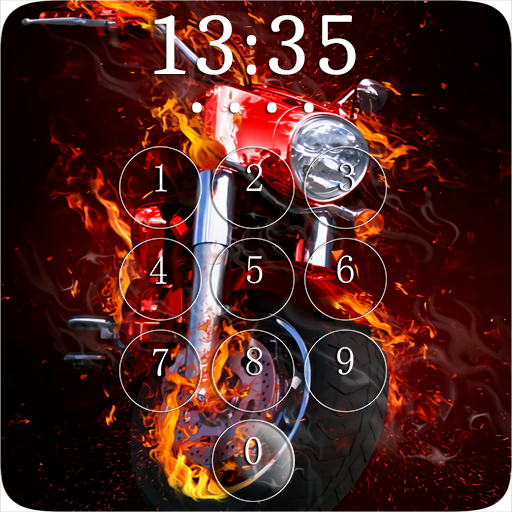 Motorcycle Lock Screen &amp; Wallpaper icon