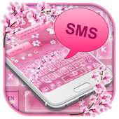 Cherry Blossom SMS Keyboard Theme on 9Apps